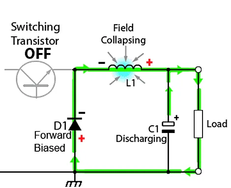buck converter off state image