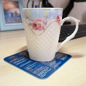Arduino Cheat Sheet Coaster